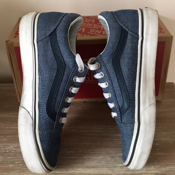 VANS Old Skool Chambray Blue - Picture 5 of 8